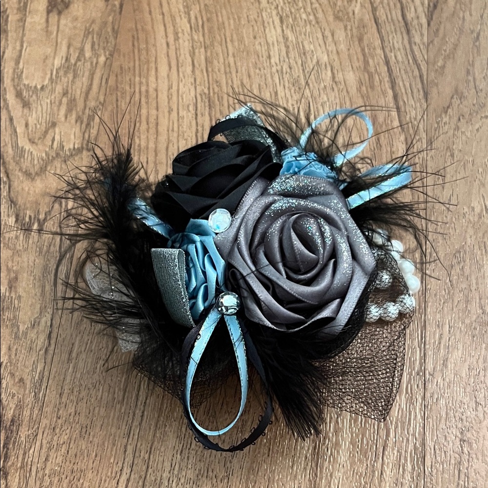 Corsage with Pearl Bracelet